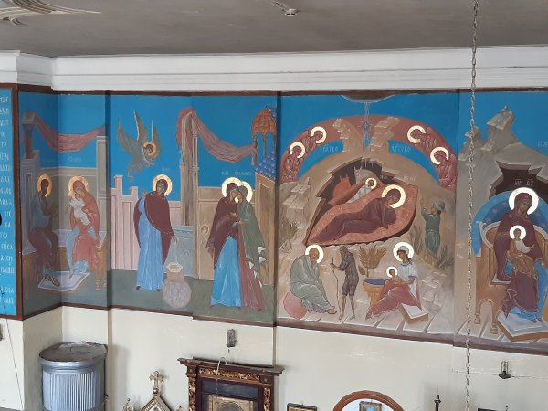 Восстановление настенной росписи в Любятовском храме